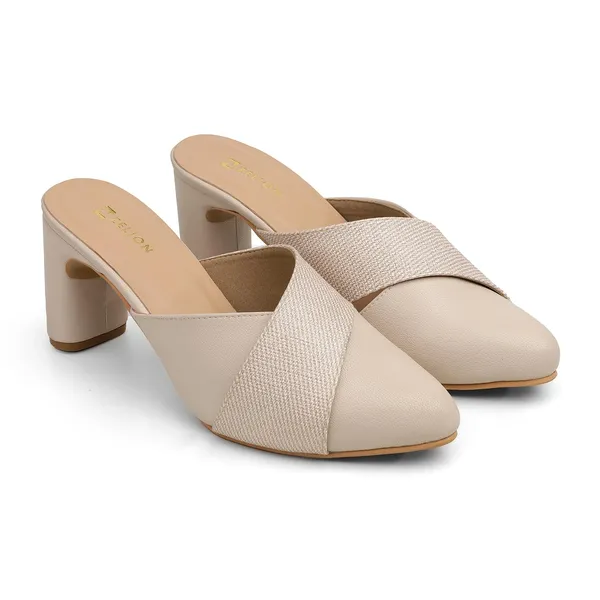 Zelion_Women'S_Block_Heel_Mules_|_Closed_Toe_Slip-On_Sandals_With_Crossover_Design