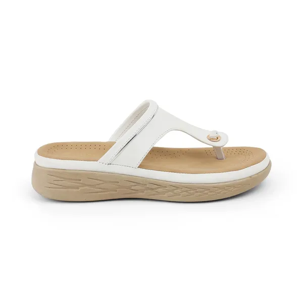 Zelion_Women'S_Thong_Wedge_Sandals,_White,_Cushioned_Footbed,_Casual_Slip-On_Flats