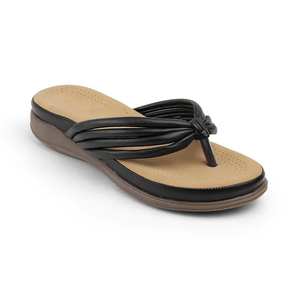 Zelion_Women'S_Thong_Sandals,_Knotted_Multi-Strap,_Wedge_Platform,_Casual_Slip-On_Flip_Flops