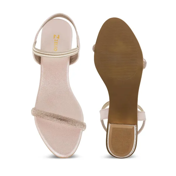 Zelion_Women'S_Rhinestone_Embellished_Ankle_Strap_Block_Heel_Sandals