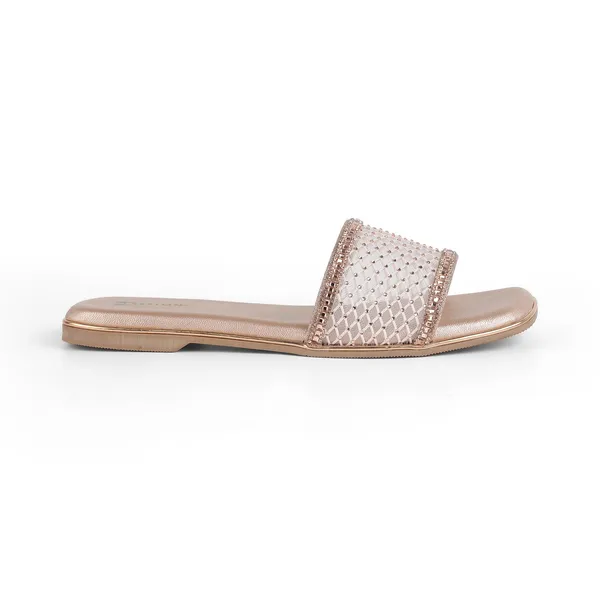 Zelion_Women'S_Embellished_Mesh_Slide_Sandals_With_Rhinestone_Detail