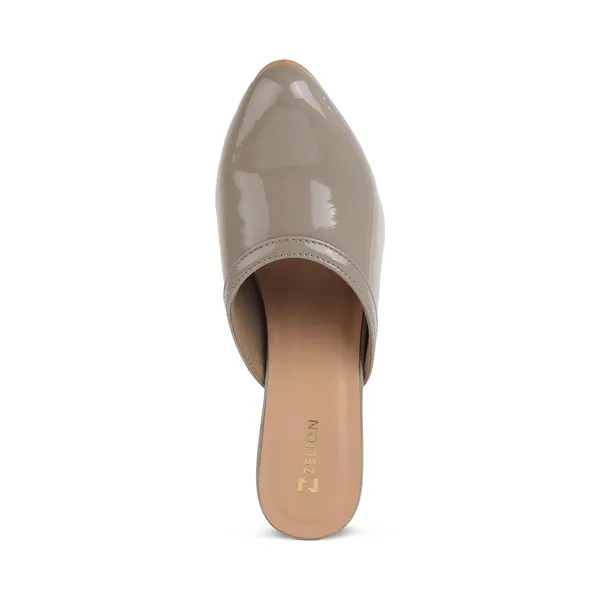 Zelion_Women'S_Patent_Leather_Mule_Heels_|_Closed_Toe_Slip-On_Kitten_Heel_Sandals