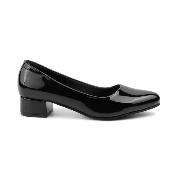 Zelion_Women'S_Patent_Leather_Block_Heel_Pumps,_Slip-On_Court_Shoes