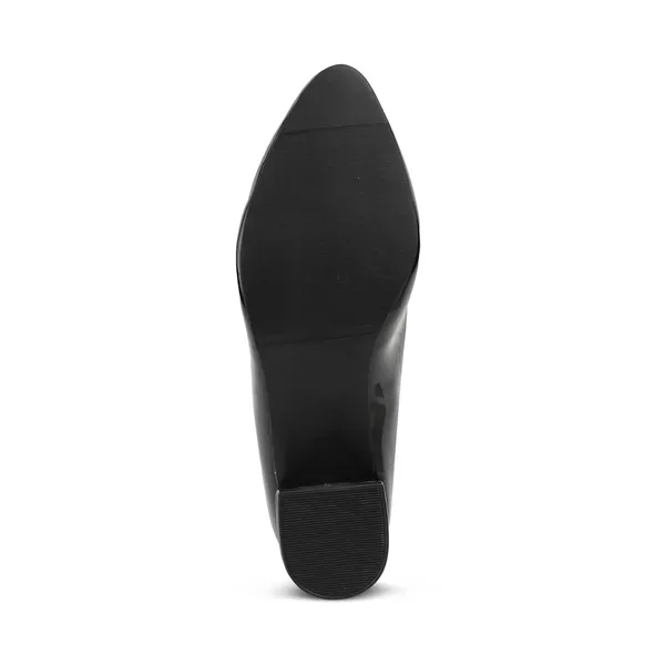 Zelion_Women'S_Patent_Leather_Block_Heel_Pumps,_Slip-On_Court_Shoes