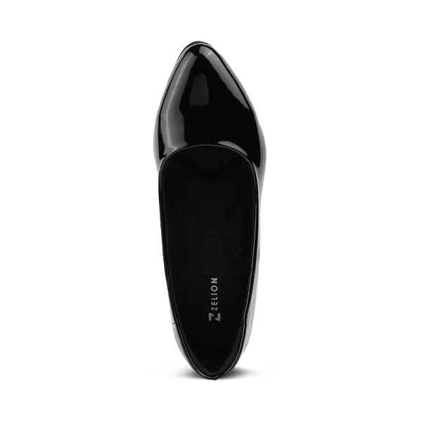 Zelion_Women'S_Patent_Leather_Block_Heel_Pumps,_Slip-On_Court_Shoes