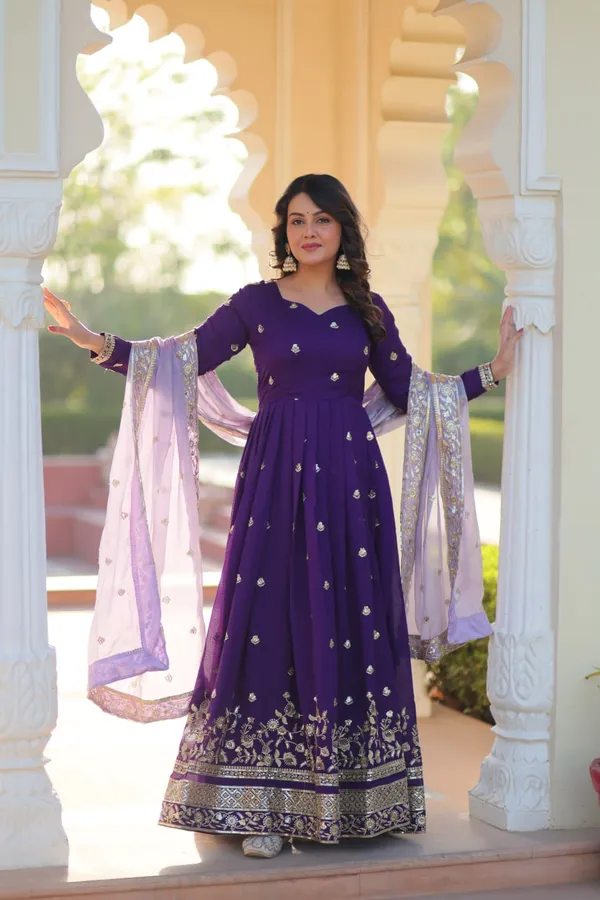 Purple_Embroidered_Anarkali_Suit_With_Dupatta