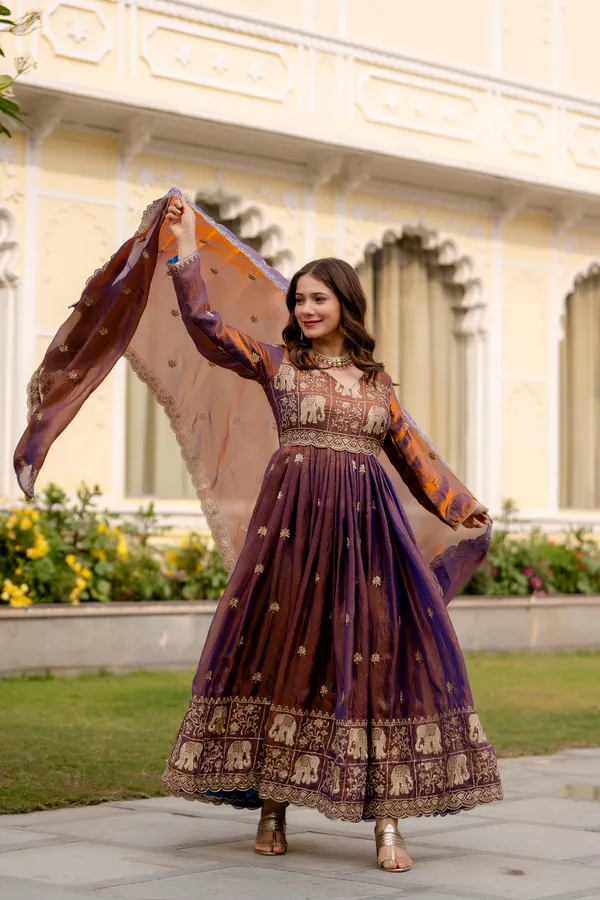Purple_Embroidered_Anarkali_Dress_With_Golden_Detailing