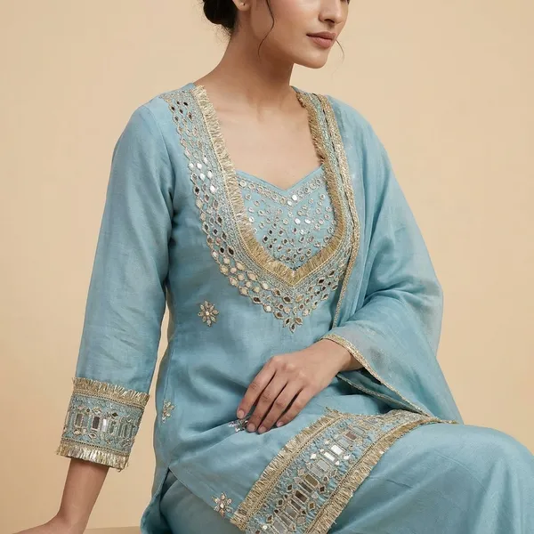 Mint_Green_Embellished_Pakistani_Suit_Set_With_Dupatta_And_Pants