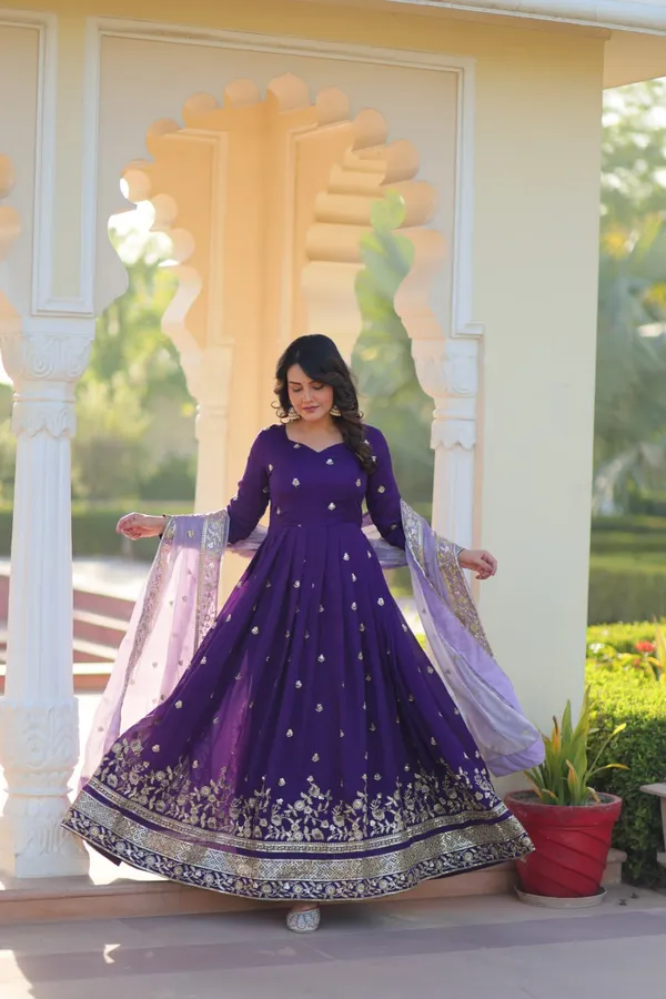 Purple_Embroidered_Anarkali_Suit_With_Dupatta