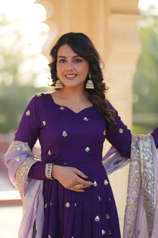 Purple_Embroidered_Anarkali_Suit_With_Dupatta