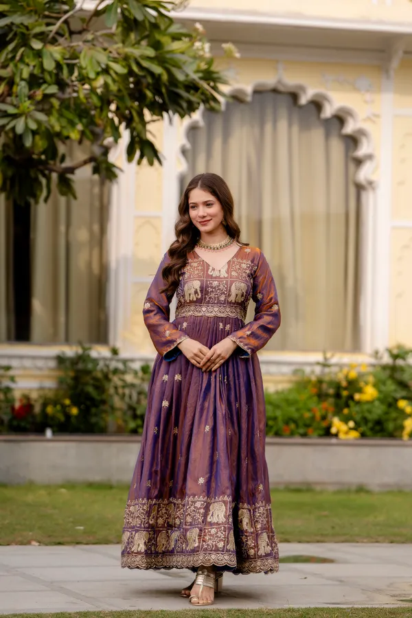 Purple_Embroidered_Anarkali_Dress_With_Golden_Detailing