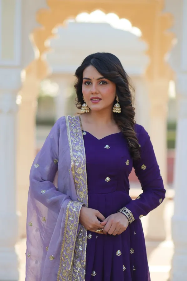 Purple_Embroidered_Anarkali_Suit_With_Dupatta