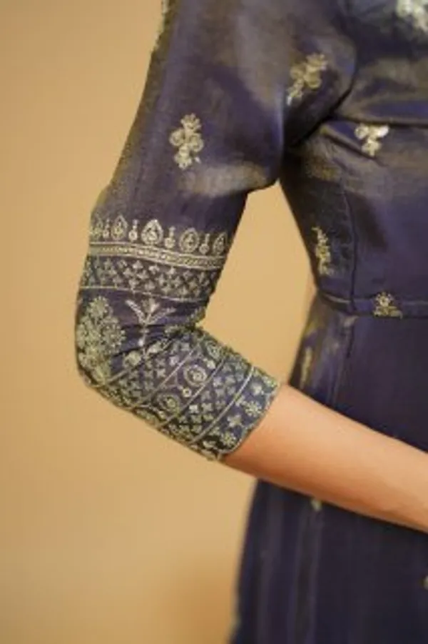 Grey_Anarkali_Suit_Set_With_Golden_Embroidery_And_Dupatta