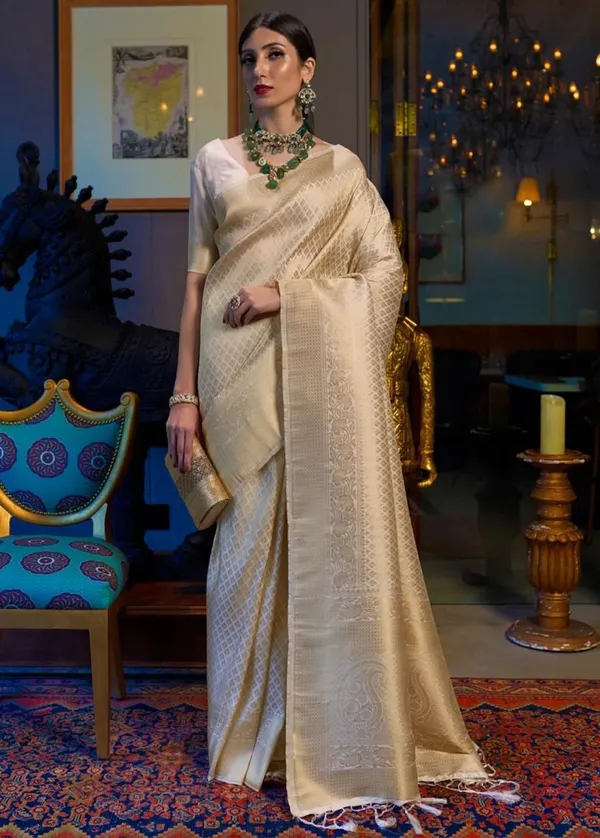 Elegant_Golden_Saree_with_premium_fabric_and_beautiful_design,_perfect_for_weddings,_parties_&_festive_occasions._Stylish_look_with_graceful_drape_for_a_royal_appearance.