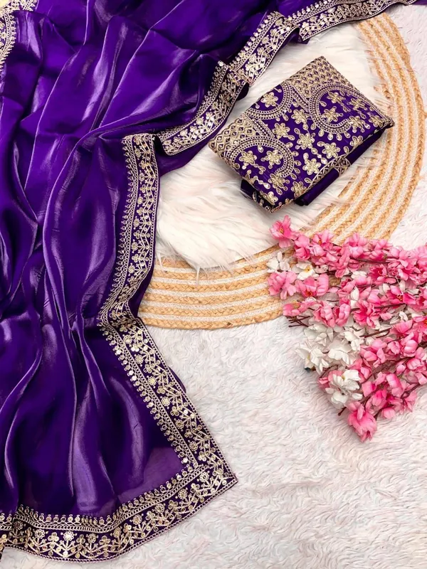 Elegant_purple_saree_with_graceful_design_and_rich_fabric,_perfect_for_weddings,_parties,_festive_wear,_and_special_occasions._Its_stylish_look_and_comfortable_drape_add_charm_and_sophistication_to_your_ethnic_wardrobe._✨💜