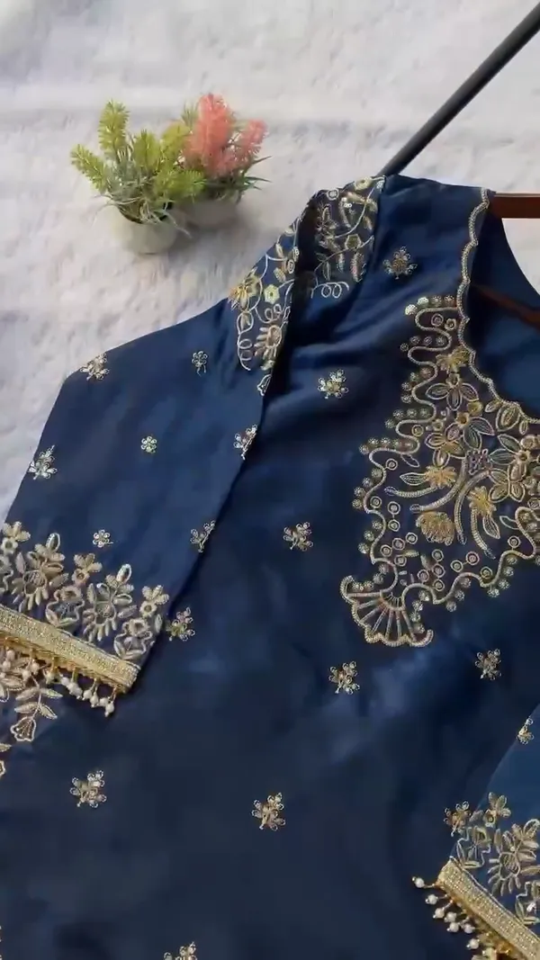 Navy_Blue_Embroidered_Gmy_Silk_Sharara_Suit_Set_With_Dupatta