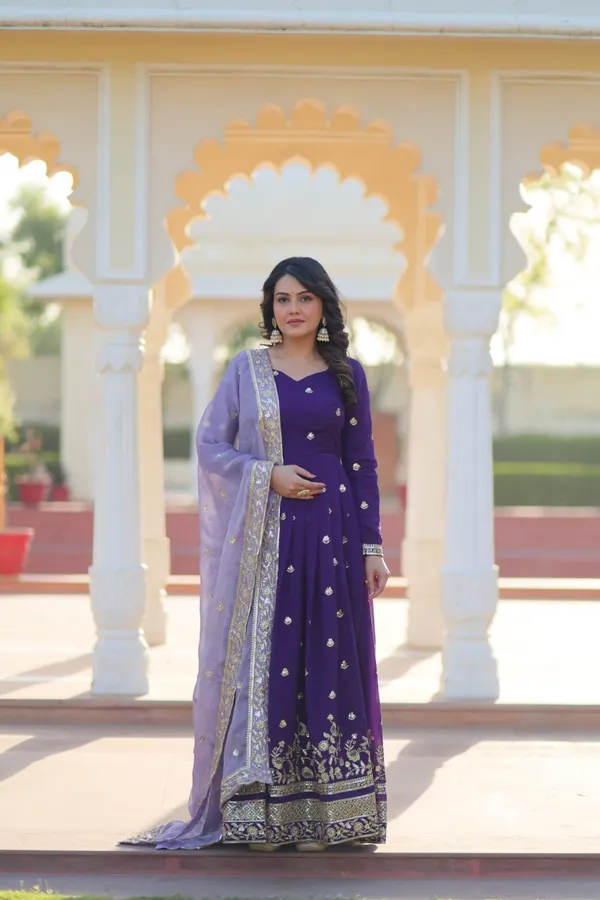 Purple_Embroidered_Anarkali_Suit_With_Dupatta