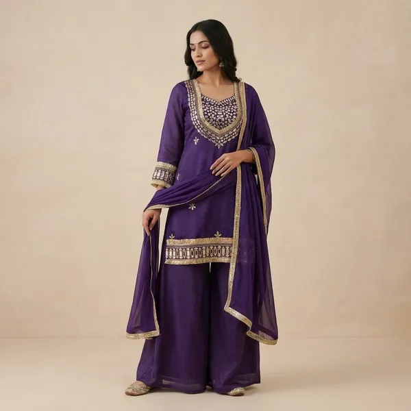 Purple_Embellished_Pakistani_Suit_Set_With_Dupatta_And_Pants