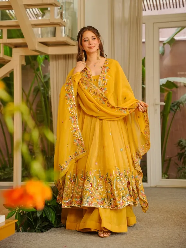Yellow_Embroidered_Anarkali_Suit_Set_With_Dupatta