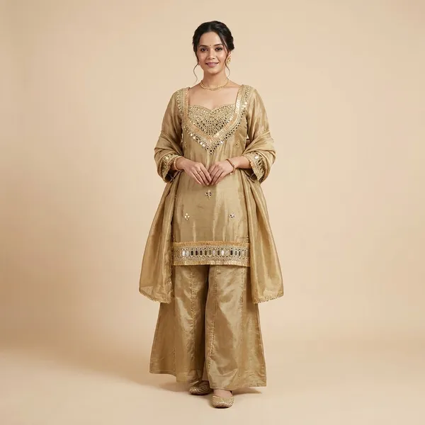 Elegant_Embellished_Olive_Green_Ethnic_Kurta_Set