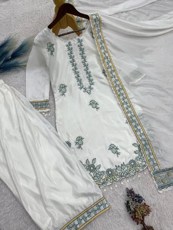 Launching_New_Fancy_Design_Pakistani_Collection_Top_-_Farshi_Salwar_And_Dupatta_Set_Fully_Stitched_Ready_To_Wear_🔥😍🥰
