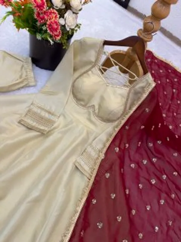 Elegant_Heavy_Lace_Work_Designer_Anarkali_Three_Piece_Set