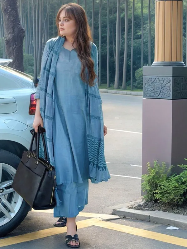Premium_Feel_Kurta_Set_with_Dupatta_|_Party_Wear_Ethnic_Kurti_Pant_Set"😇