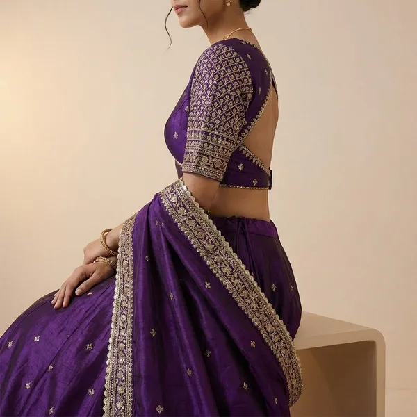 Purple_Embellished_Lehenga_Choli_With_Dupatta_Set_Traditional_Indian_Ethnic_Wear