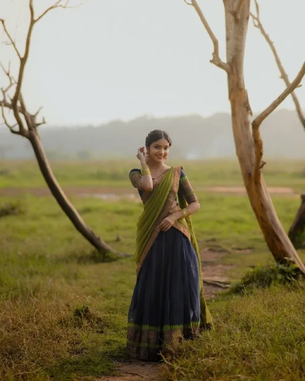 The_South-style_Kanjivaram_silk_lehenga_is_more_than_just_attire;_it's_a_piece_of_art_that_encapsulates_the_essence_of_South_Indian_culture_