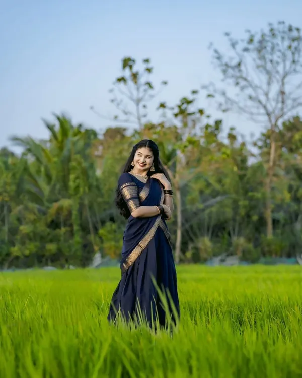 The_South-style_Kanjivaram_silk_lehenga_is_more_than_just_attire;_it's_a_piece_of_art_that_encapsulates_the_essence_of_South_Indian_culture_