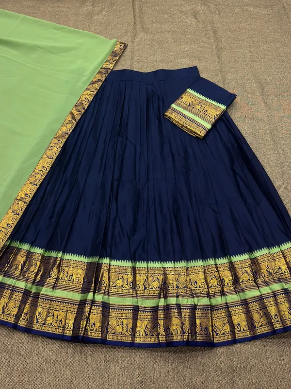 The_South-style_Kanjivaram_silk_lehenga_is_more_than_just_attire;_it's_a_piece_of_art_that_encapsulates_the_essence_of_South_Indian_culture_