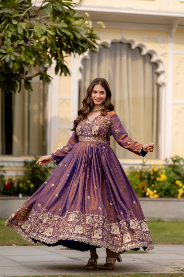 Purple_Embroidered_Anarkali_Dress_With_Golden_Detailing