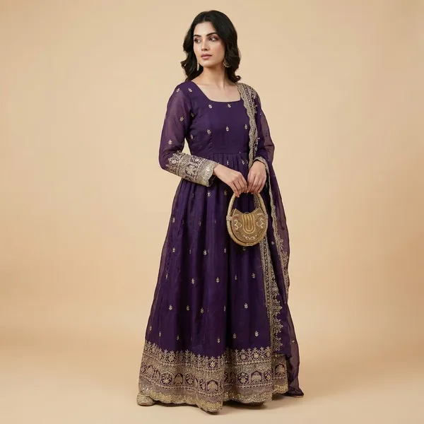 Girls_Purple_Ethnic_Anarkali_Suit_Set_With_Embroidered_Dupatta