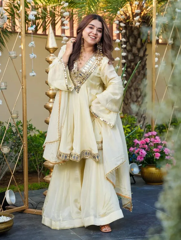 Off_White_Anarkali_Suit_Set_With_Mirror_Work_And_Flared_Sharara