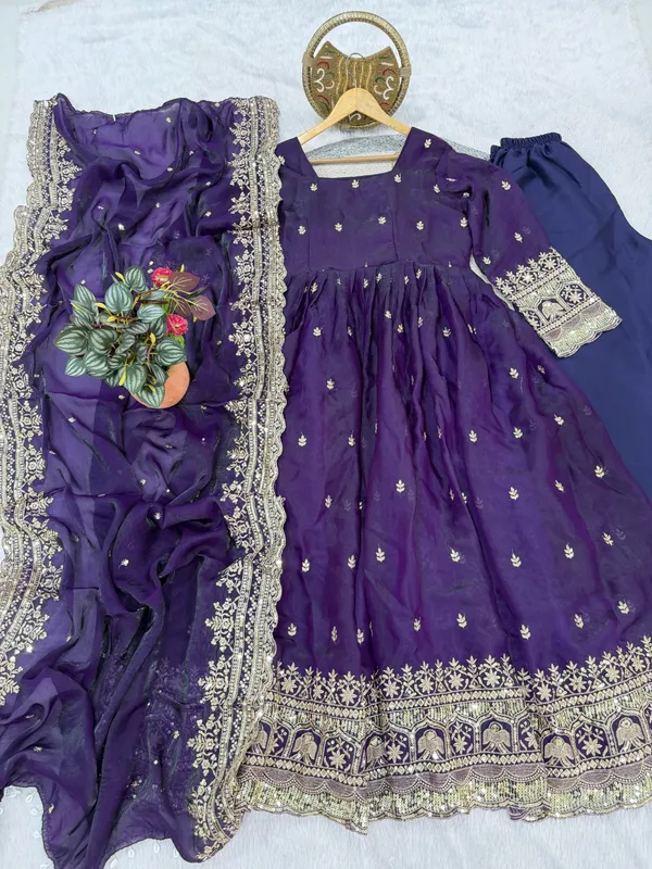 Girls_Purple_Ethnic_Anarkali_Suit_Set_With_Embroidered_Dupatta