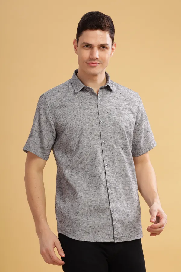 Charcoal_Linen_Cotton_Shirt_For_Men