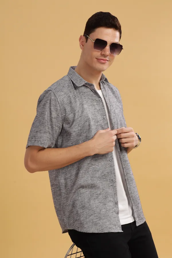 Charcoal_Linen_Cotton_Shirt_For_Men