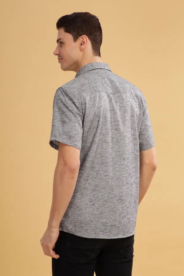 Charcoal_Linen_Cotton_Shirt_For_Men