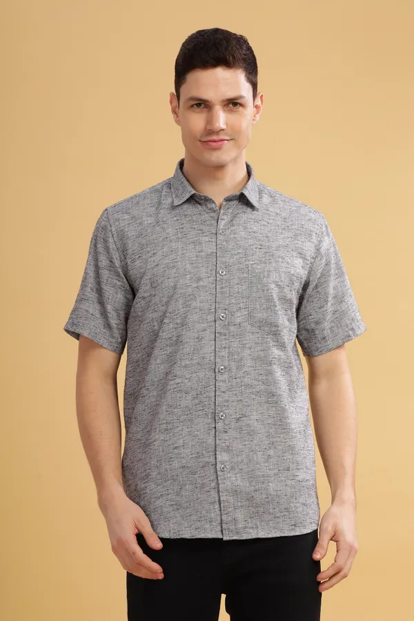 Charcoal_Linen_Cotton_Shirt_For_Men