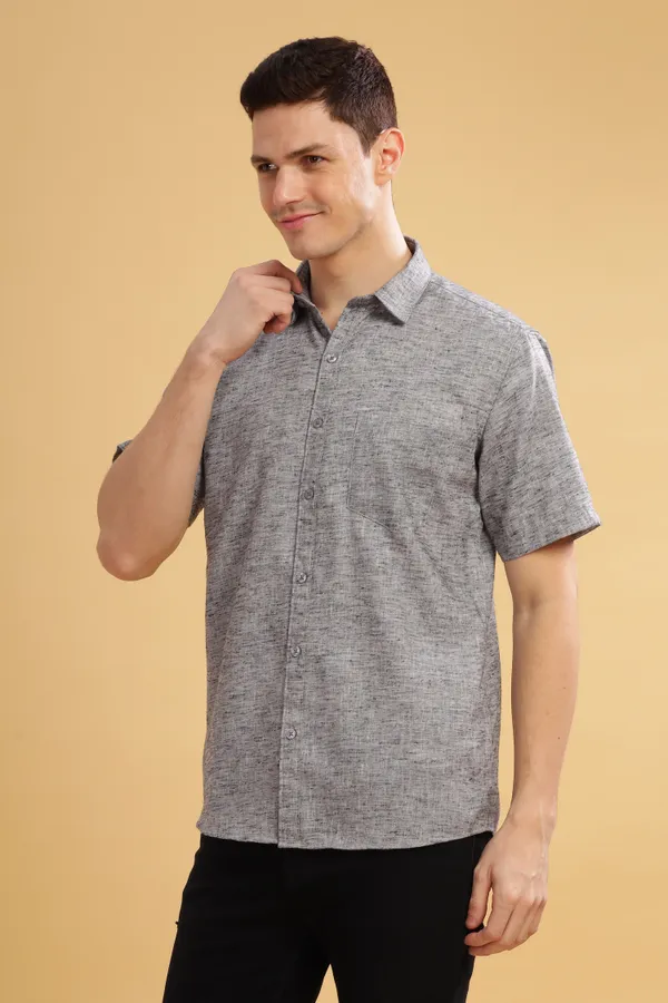 Charcoal_Linen_Cotton_Shirt_For_Men