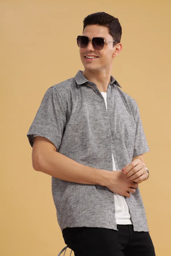 Charcoal_Linen_Cotton_Shirt_For_Men