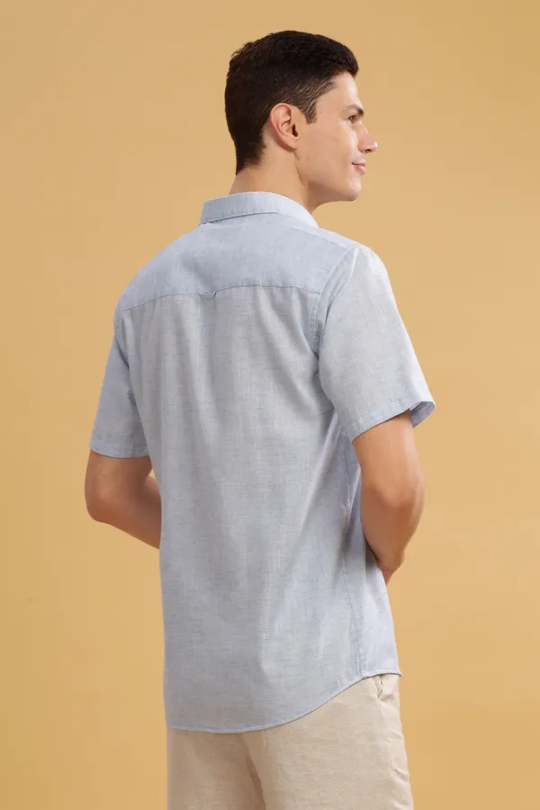 Skyblue_Linen_Cotton_Shirt_For_Men