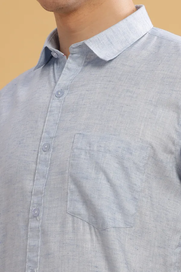 Skyblue_Linen_Cotton_Shirt_For_Men