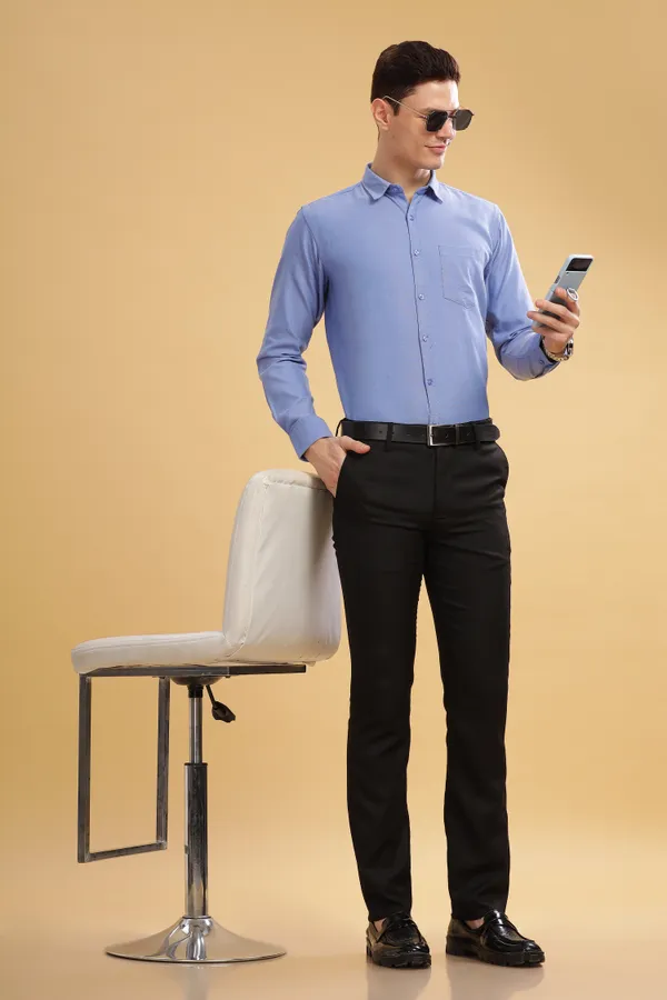 Blue_Oxford_Cotton_Shirt_For_Men