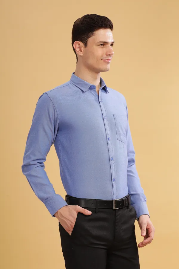 Blue_Oxford_Cotton_Shirt_For_Men