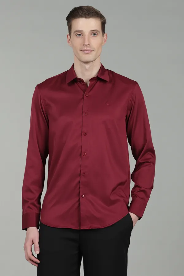 Men_Imported_Satin_Partywear_Shirt_–_Maroon/Wine,_Spread_Collar,_Full_Sleeves