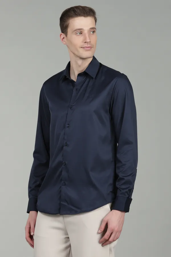 Men_Imported_Satin_Partywear_Shirt_–_Navy_Blue,_Spread_Collar,_Full_Sleeves