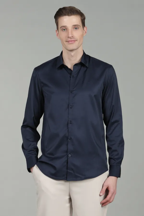 Men_Imported_Satin_Partywear_Shirt_–_Navy_Blue,_Spread_Collar,_Full_Sleeves