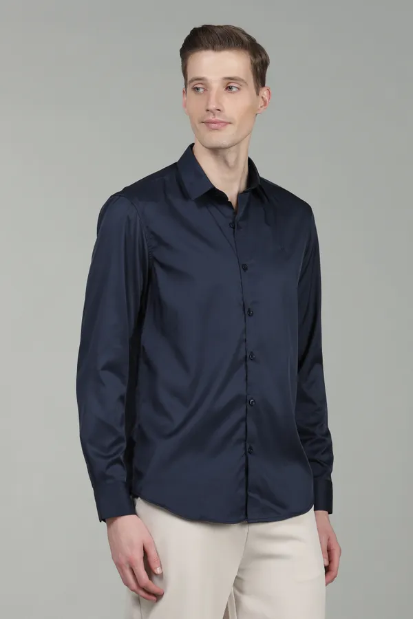 Men_Imported_Satin_Partywear_Shirt_–_Navy_Blue,_Spread_Collar,_Full_Sleeves
