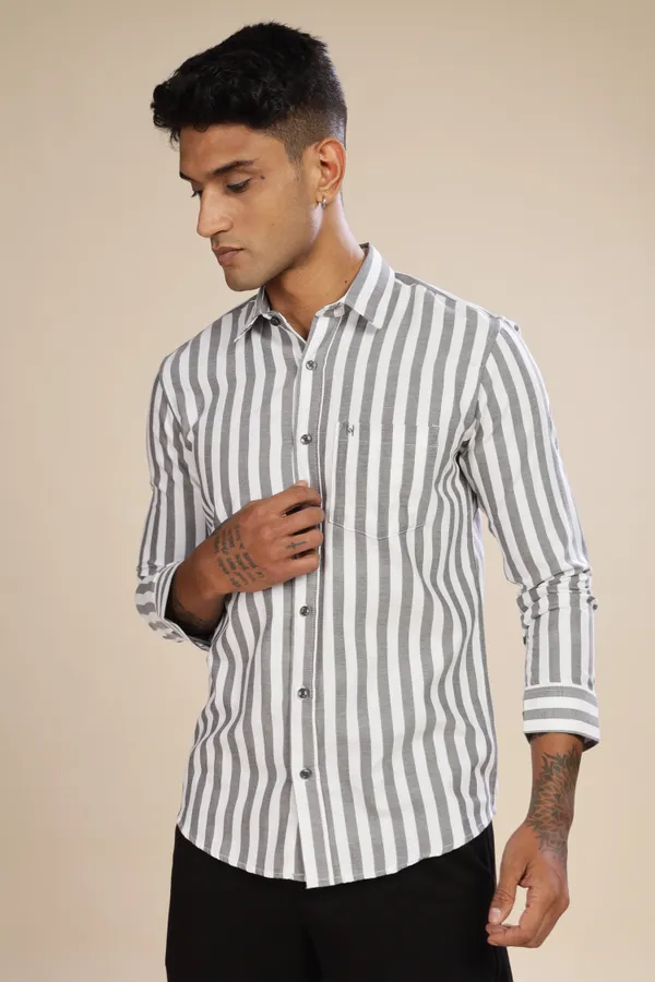 Charcoal_Oxford_Cotton_Stripes_Shirt_For_Men